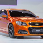 NONTHABURI, THAILAND - DECEMBER 6 : Chevrolet SS car on display NONTHABURI, THAILAND - DECEMBER 6 : Chevrolet SS car on display